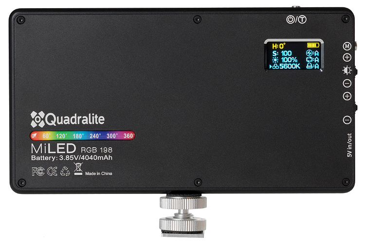 Lampa Quadralite MiLED RGB 198