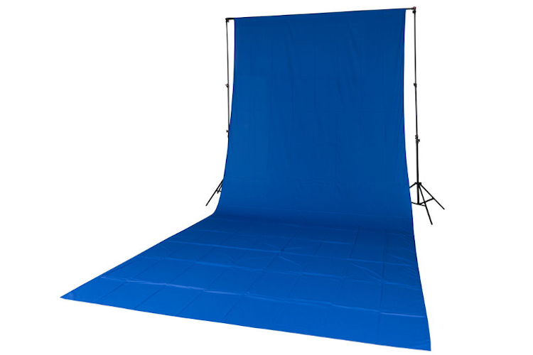 Tło tekstylne Quadralite 285 x 6m (niebieskie)