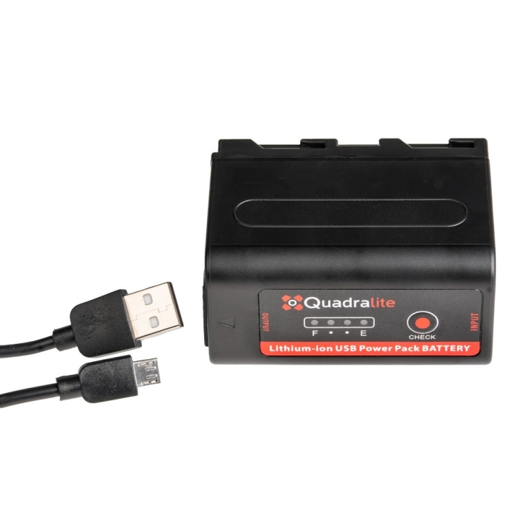 Akumulator Quadralite Sony NP-F750 5200mAh z USB