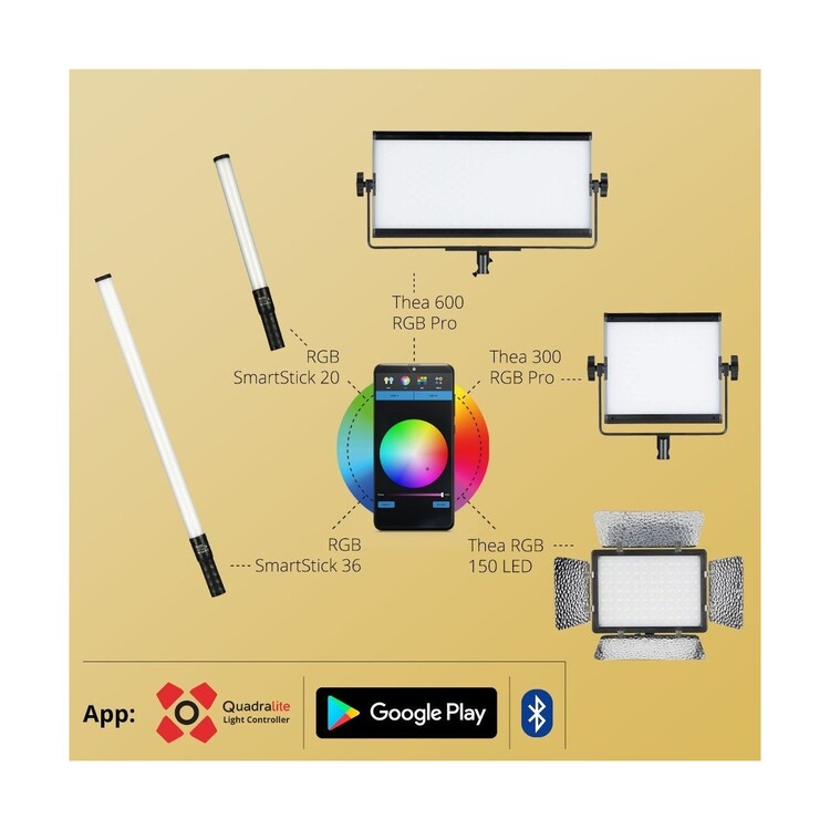 Tuba Świetlna LED Quadralite RGB SmartStick 36