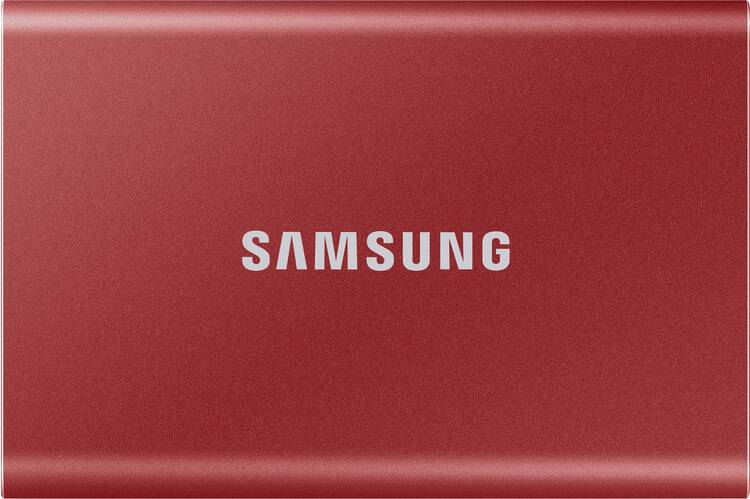 Dysk zewnętrzny SSD Samsung 2TB T7 Czerwony MU-PC2T0R/WW USB 3.2 Gen 2
