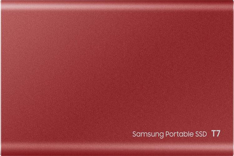 Dysk zewnętrzny SSD Samsung 500GB T7 Czerwony MU-PC500R/WW USB 3.2 Gen 2.