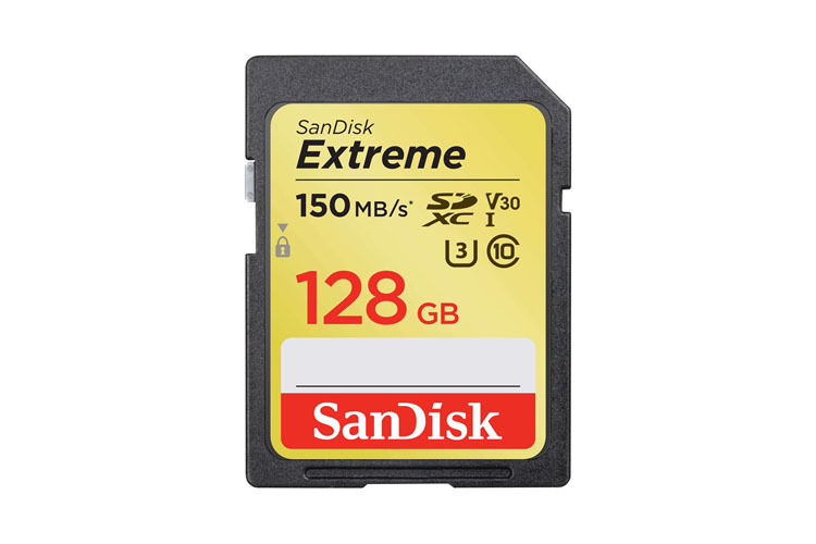 SanDisk SDXC 128GB EXTREME U3/150/MB/s/V30