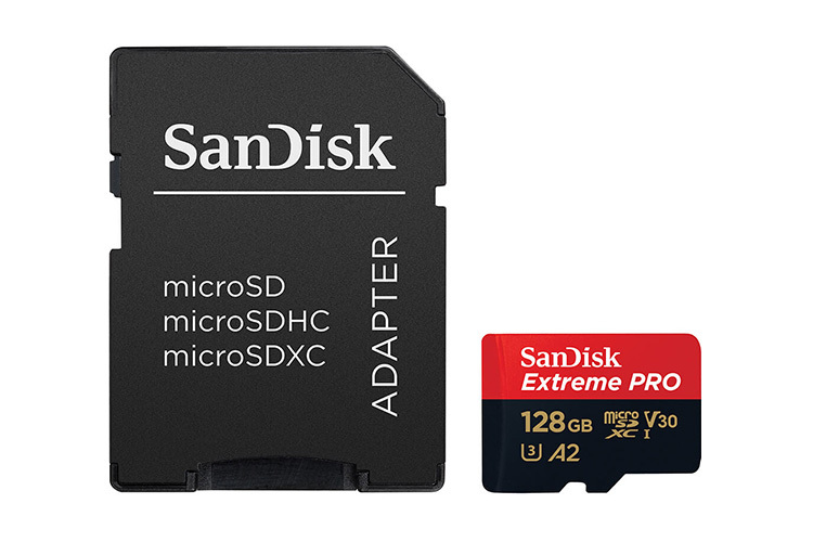 SanDisk micro SDXC 128GB EXTREME PRO 200 MB/s U3 V30 4K