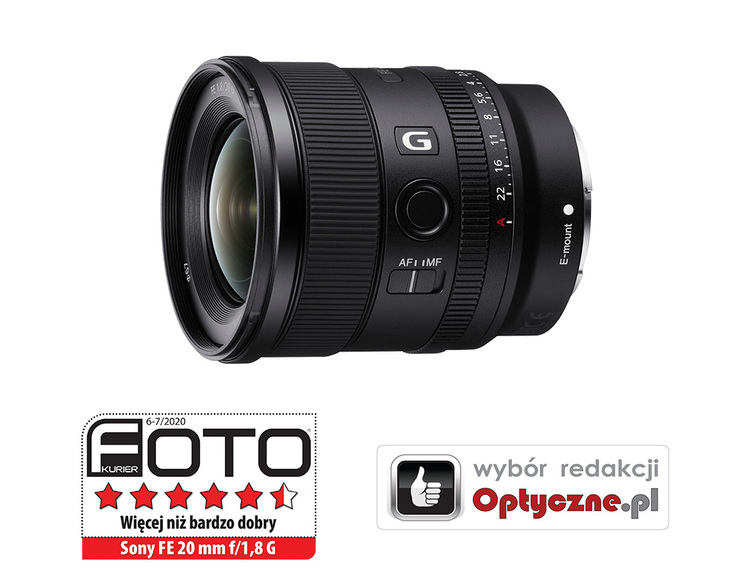 Sony FE 20mm f/1.8 G (SEL20F18G)