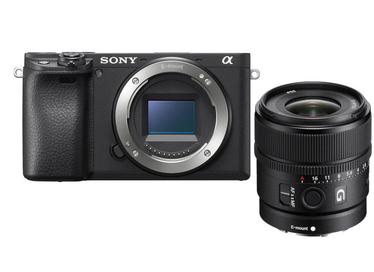 Sony A6400 Body (ILCE6400B) + Sony E 15mm f/1.4 G (SEL15F14G)       