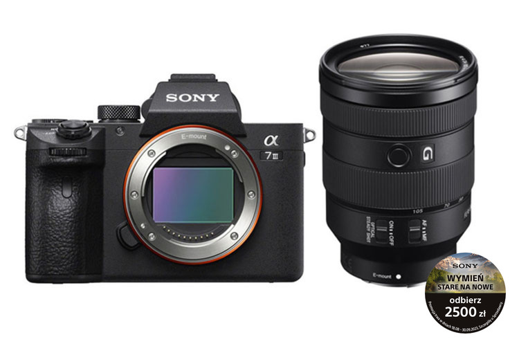 Sony A7 III (ILCE7M3) z ob. FE 24-105 mm f/4.0 G OSS (SEL24105G)