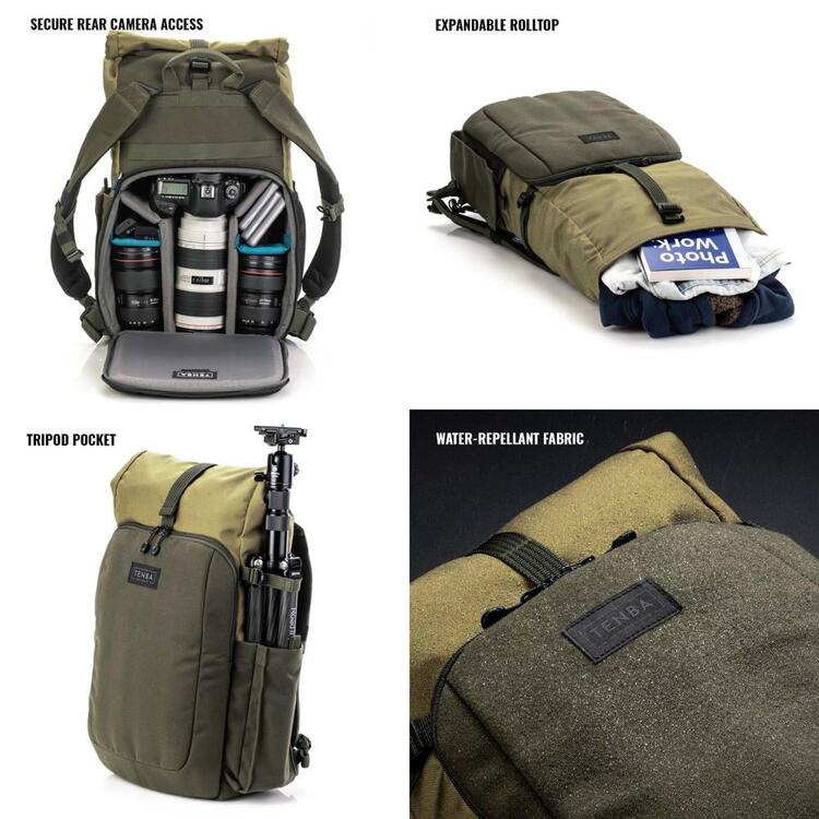 Plecak Tenba Fulton v2 16L Tan/Olive