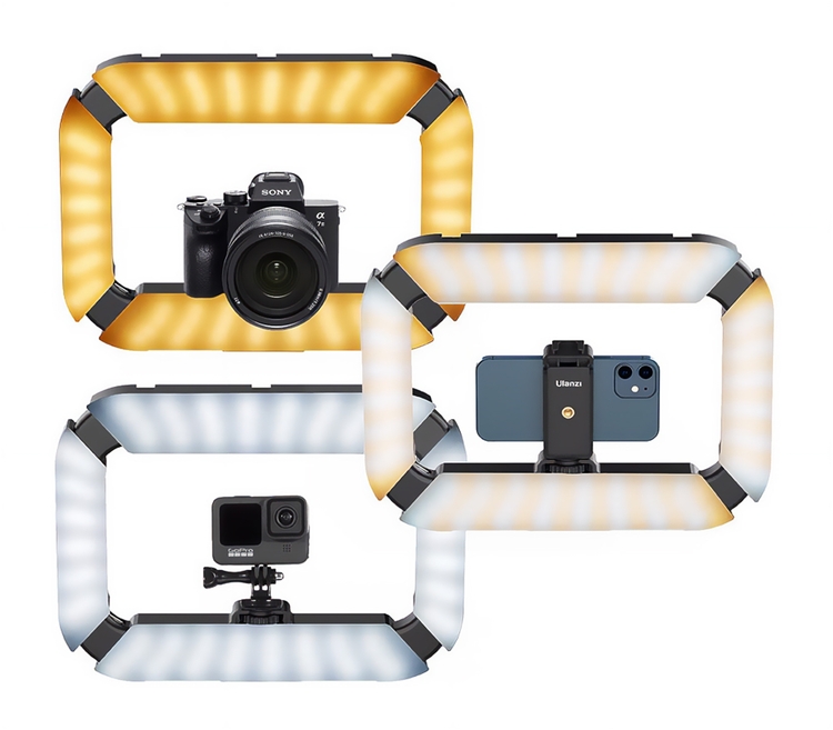 Lampa LED z adapterem do smartfona Ulanzi U200 - WB (2500 K - 8500 K)