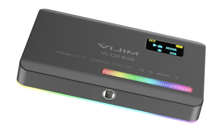 Lampa LED Ulanzi VL120 - RGB, WB (2500 K - 9000 K)