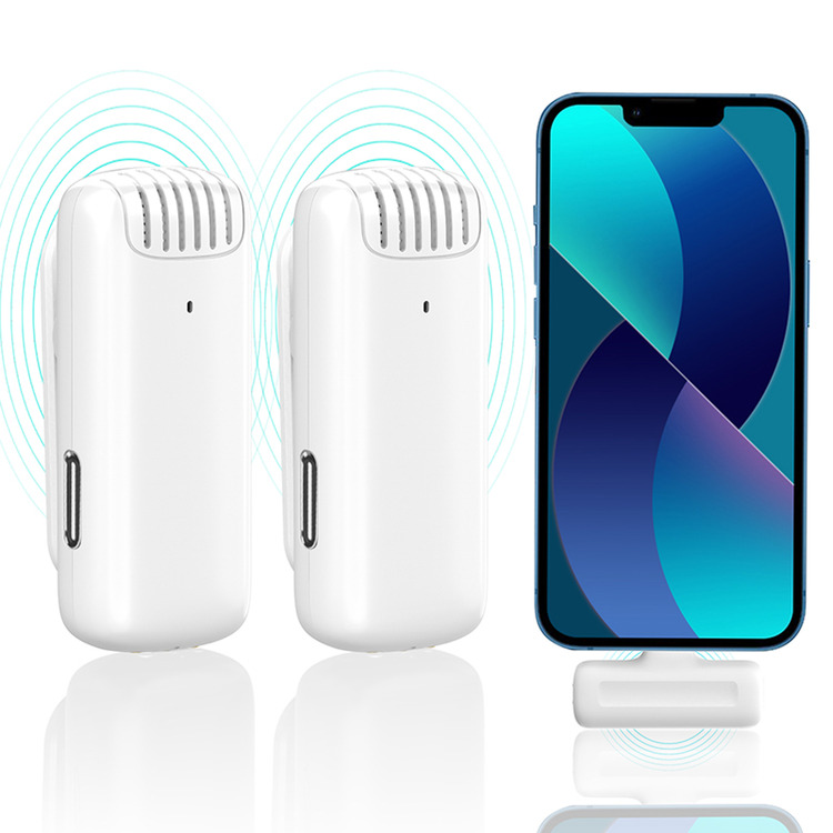 Zestaw do bezprzewodowej transmisji dźwięku Ulanzi J12 - Lightning, biały