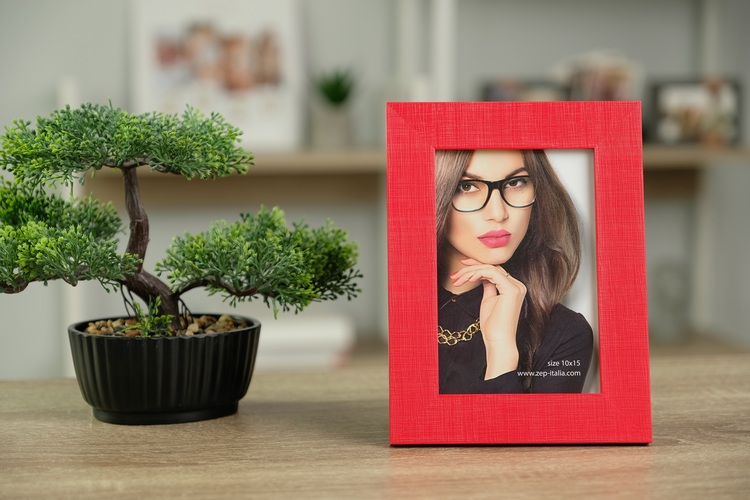 Ramka ITALIA 10x15 GARDA Czerwona (K746R)