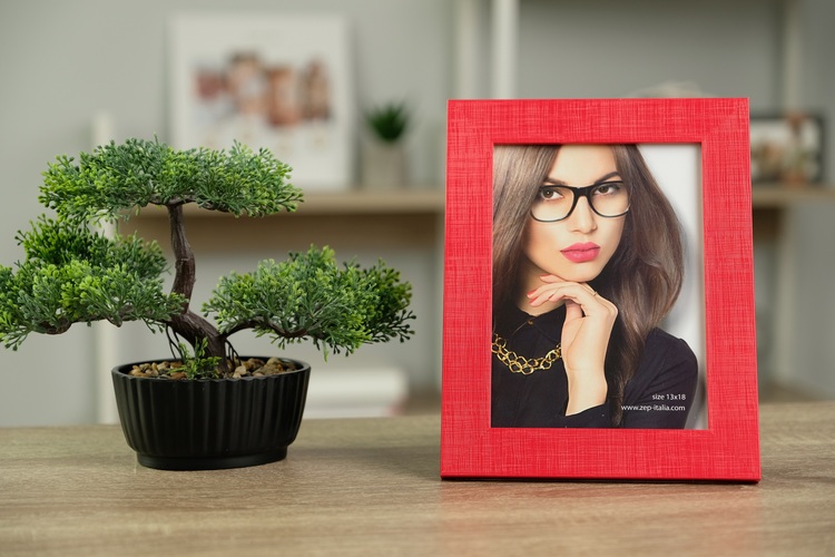 Ramka ITALIA 13x18 GARDA Czerwona (K757R)