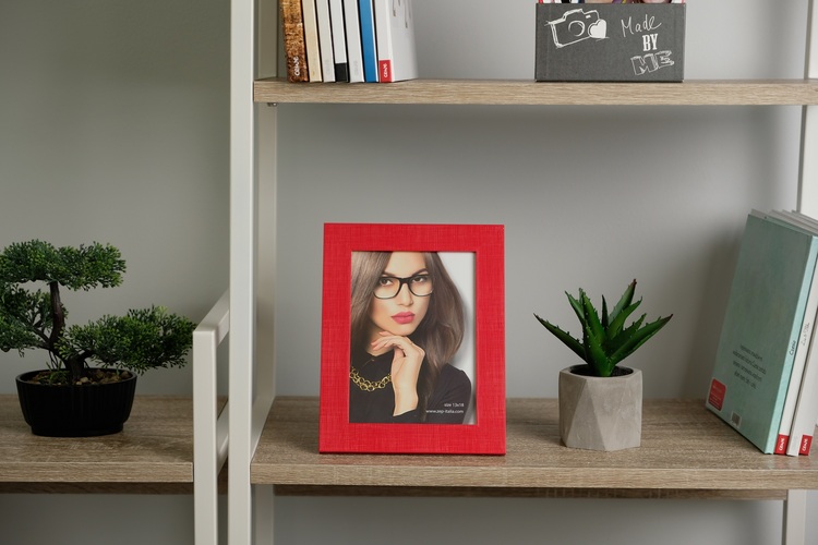 Ramka ITALIA 13x18 GARDA Czerwona (K757R)