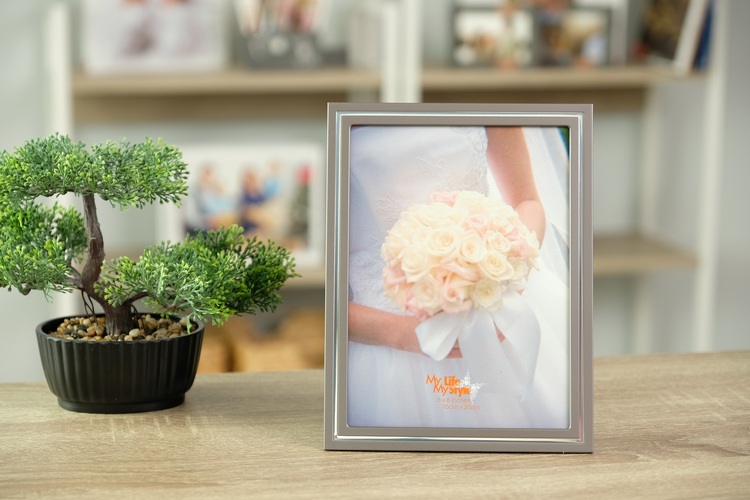 Ramka ITALIA 15x20 PAROS srebrna (J168S)