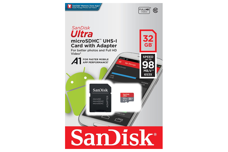 SanDisk micro SDXC 32GB ULTRA 98MB/s
