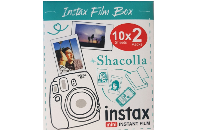 Wkłady Fujifilm Instax mini + Shacolla