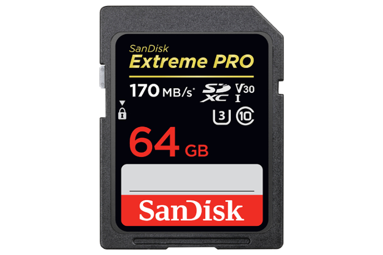 SanDisk SDXC 64GB EXTREME PRO 170 MB/s U3/V30