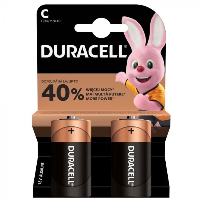 Bateria DURACELL Basic C LR14 blister 2 szt.