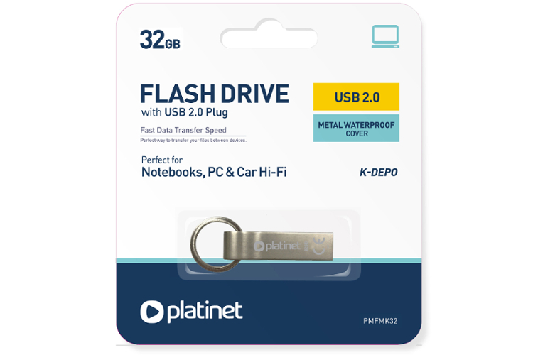 Pendrive 32GB Platinet USB 2.0 K-DEPO (srebrny)
