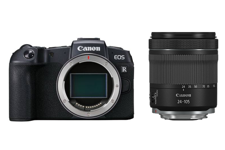 Canon EOS RP z ob. RF 24-105mm f/4-7.1 IS STM