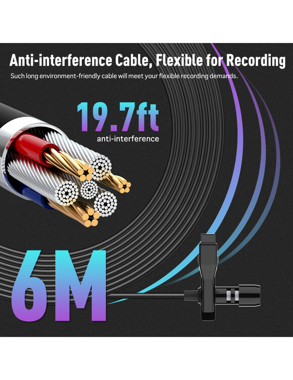 Mikrofon krawatowy z odsłuchem Synco S6M