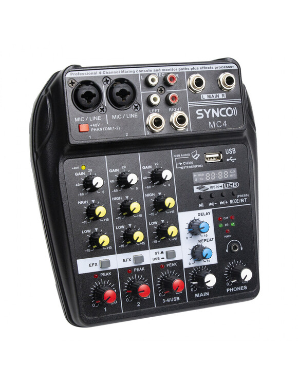Mikser audio 4 kanałowy Synco MC4
