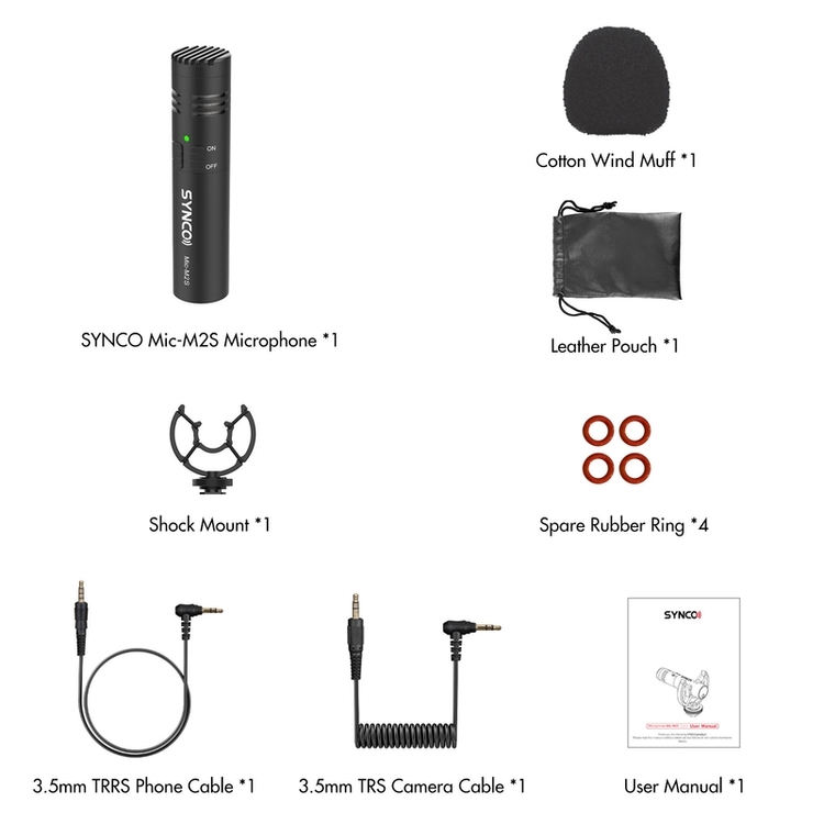 Mikrofon kardioidalny kierunkowy Synco M2S