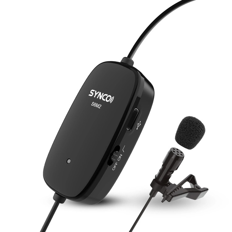 Mikrofon krawatowy z odsłuchm i filtrem LowCut Synco S6M2