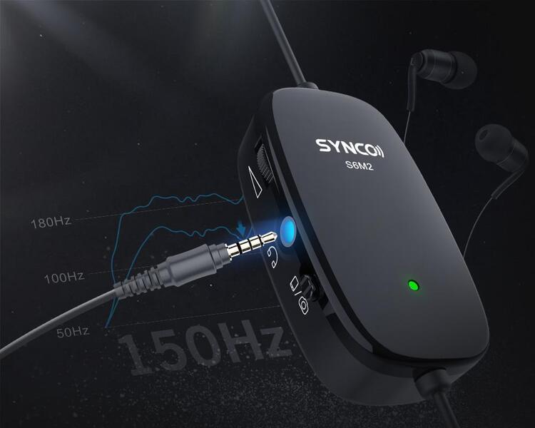 Mikrofon krawatowy z odsłuchm i filtrem LowCut Synco S6M2