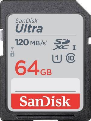 SanDisk SDXC 64GB Ultra 120Mb/s