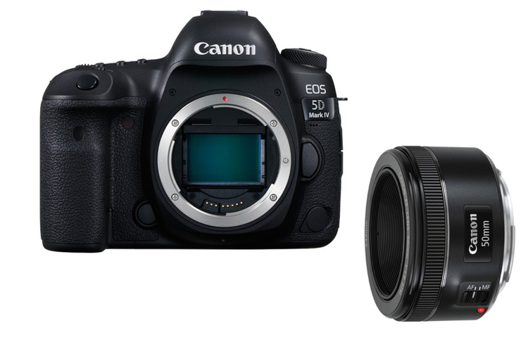 Zestaw  Canon EOS 5D Mark IV BODY + Canon EF 50mm f/1.8 STM.