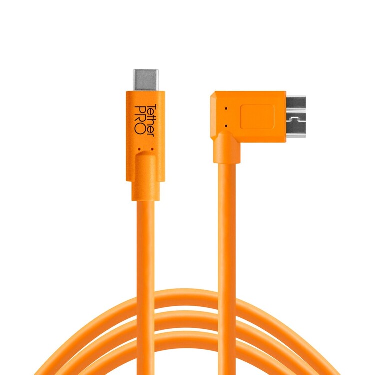 Kabel Kątowy Tether Tools Pro 3.0 USB-C - Micro-B 4,6m