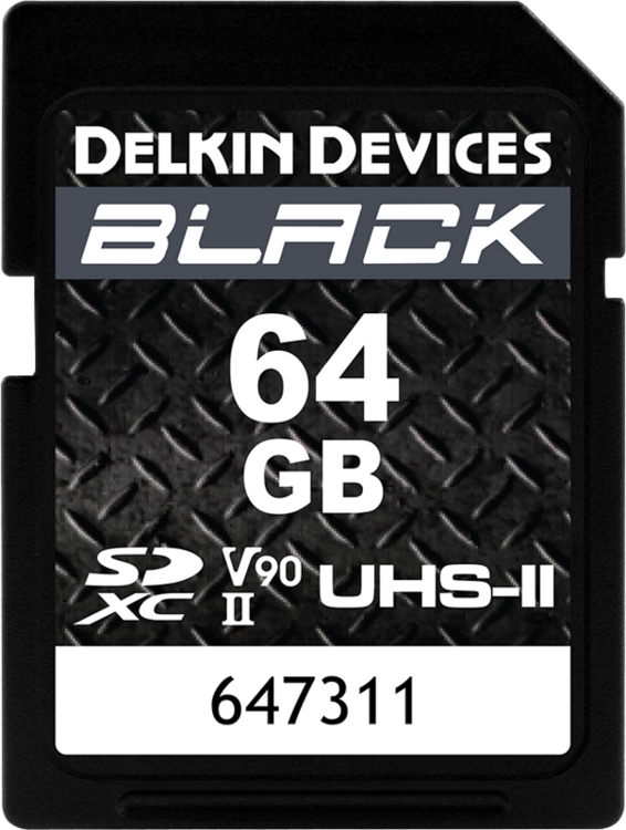 Karta Delkin Black SDXC 64GB UHS-II (V90) R300/W250
