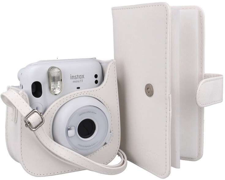 Instax Box mini 11 (biały - ice white) + album i pokrowiec