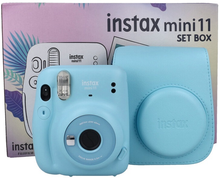 Instax-FUJIFILM, zestaw: pokrowiec do aparatu Instax Mini 11 +