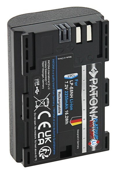 Akumulator Patona LP-E6NH z ładowaniem USB-C (Canon)