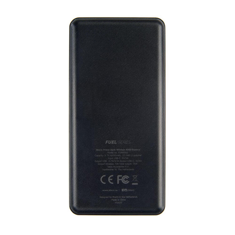 Powerbank bezprzewodowy (Qi) XTORM Essence Black 6000mAh