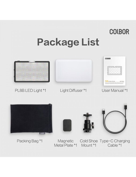 Lampa COLBOR PL8B Led Pocket Panel 2500-9000K