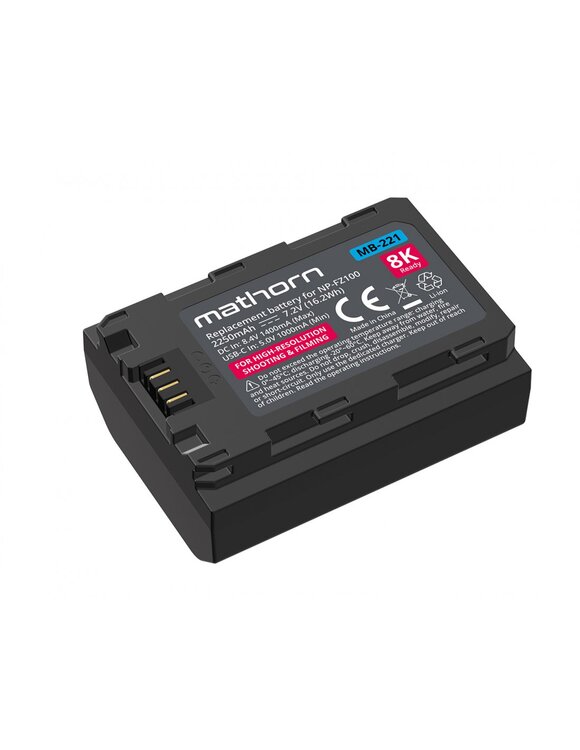 Akumulator Mathorn MB-221 2250mAh USB-C zamiennik NP-FZ100