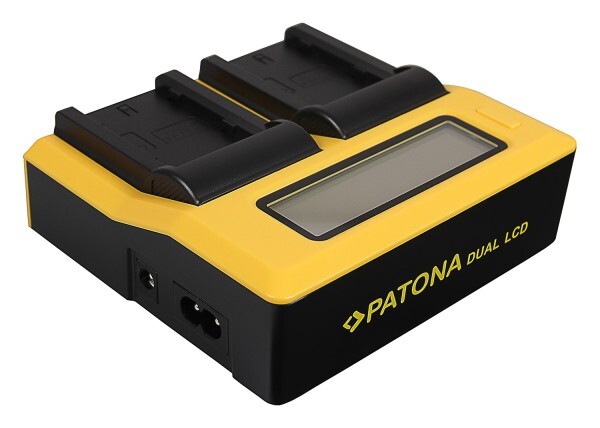 Ładowarka podwójna Patona LCD USB Fuji NP-W235