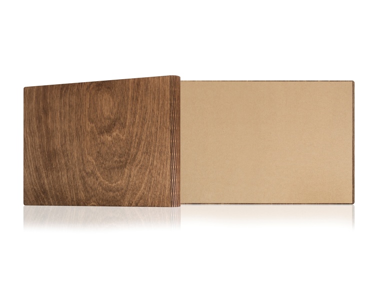 Album Allubra Drewniany (Dąb) skręcany, Memories - karty eko kraft