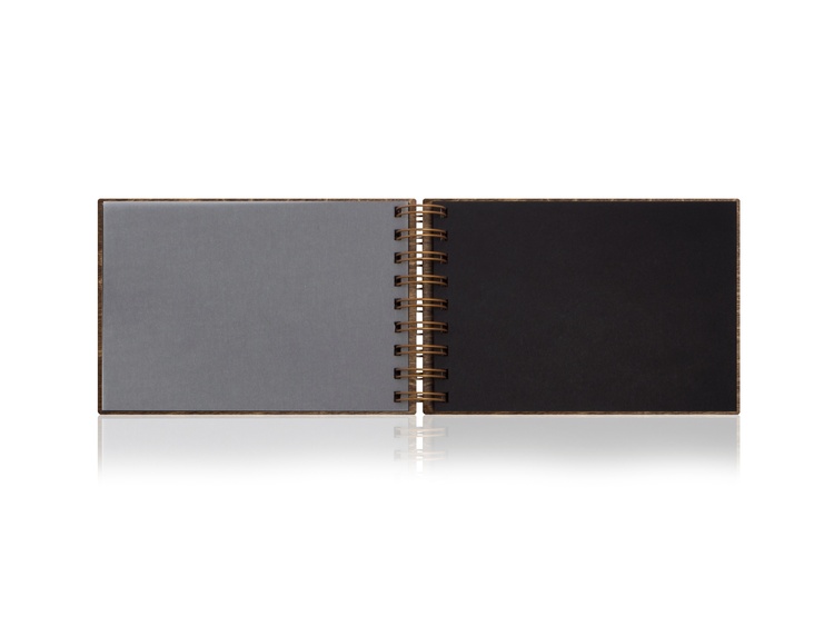 Album Allubra mini Drewniany (Orzech), Memories - karty czarne