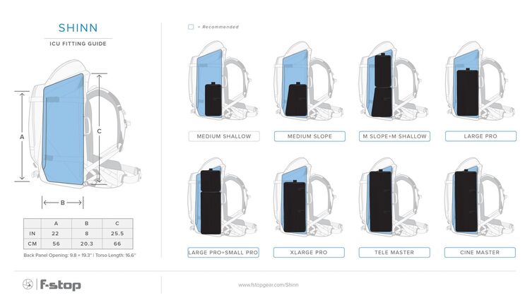 Plecak F-stop Shinn DuraDiamond antracyt Zestaw (m146+m275+m923-69+m815)