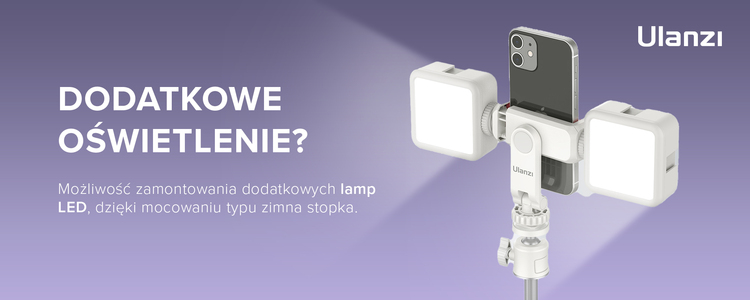 Uchwyt do telefonu Ulanzi ST-06S - biały