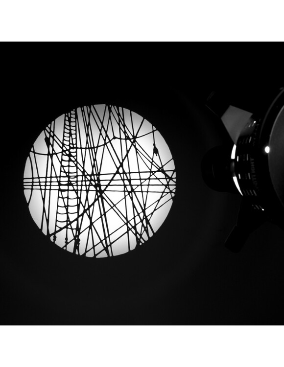 Maski GOBO GlareOne Spotlight Gobo Set 3