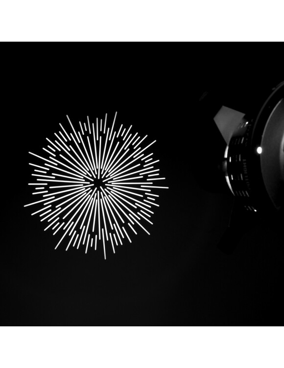 Maski GOBO GlareOne Spotlight Gobo Set 3