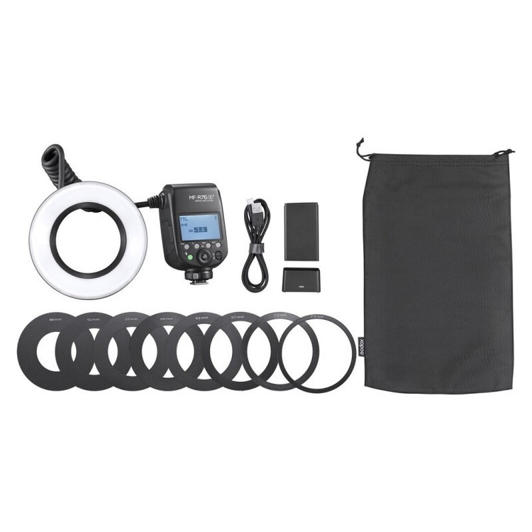 Lampa pierścieniowa Godox MF-R76S do fotografii dentystycznej do Sony