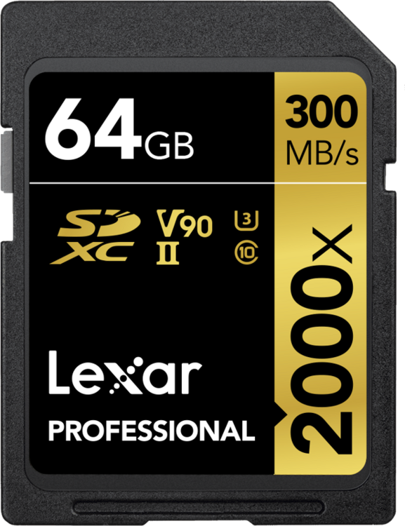 Karta Lexar Pro 2000X SDXC 64GB UHS-II U3 (V90) R300/W260