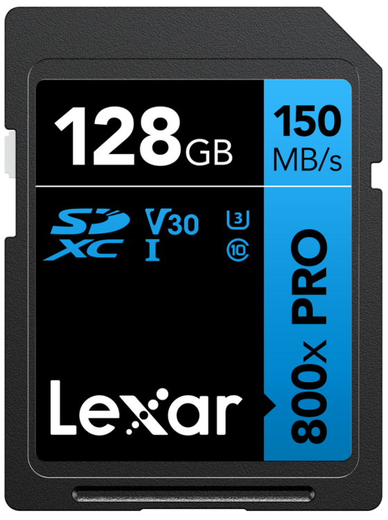 Karta Lexar Pro 800X SDXC 128GB UHS-I U3 (V30) R150/W45